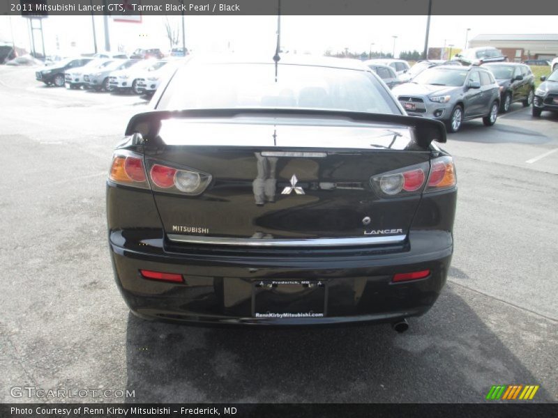 Tarmac Black Pearl / Black 2011 Mitsubishi Lancer GTS