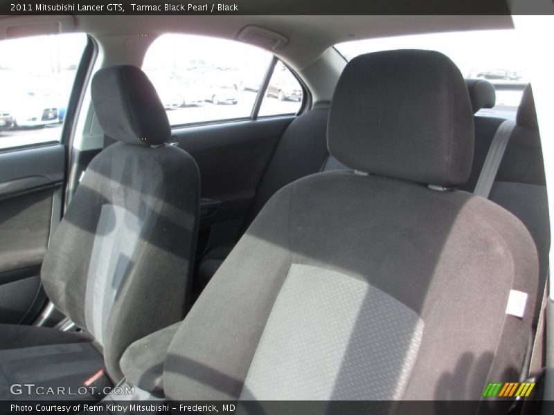 Tarmac Black Pearl / Black 2011 Mitsubishi Lancer GTS