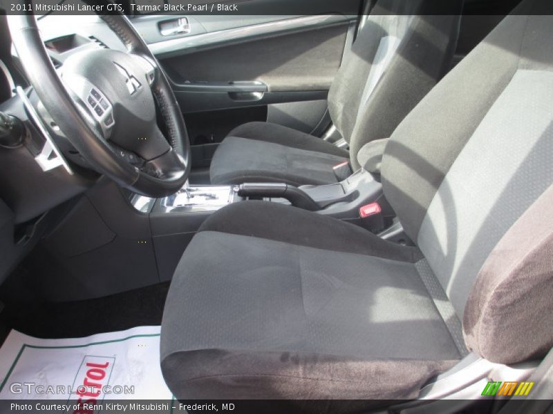 Tarmac Black Pearl / Black 2011 Mitsubishi Lancer GTS