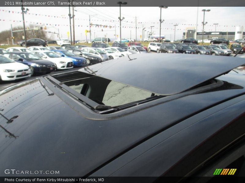 Tarmac Black Pearl / Black 2011 Mitsubishi Lancer GTS
