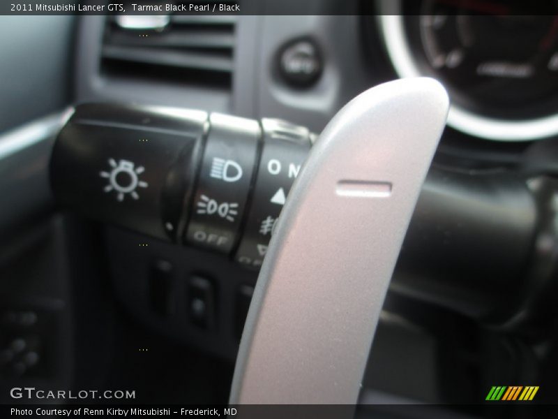 Tarmac Black Pearl / Black 2011 Mitsubishi Lancer GTS