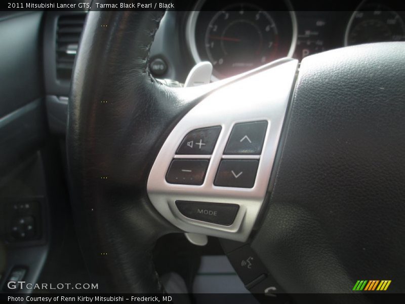 Tarmac Black Pearl / Black 2011 Mitsubishi Lancer GTS