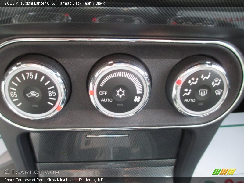 Tarmac Black Pearl / Black 2011 Mitsubishi Lancer GTS