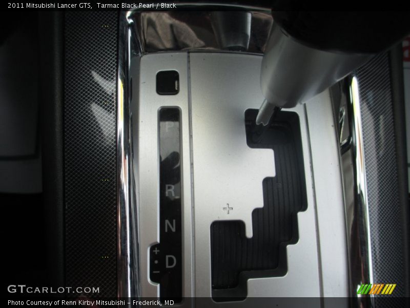 Tarmac Black Pearl / Black 2011 Mitsubishi Lancer GTS