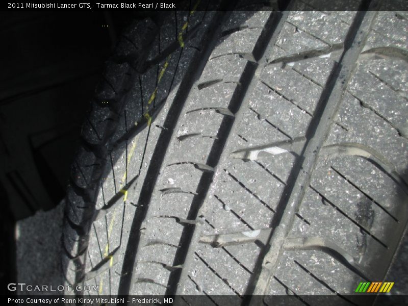 Tarmac Black Pearl / Black 2011 Mitsubishi Lancer GTS