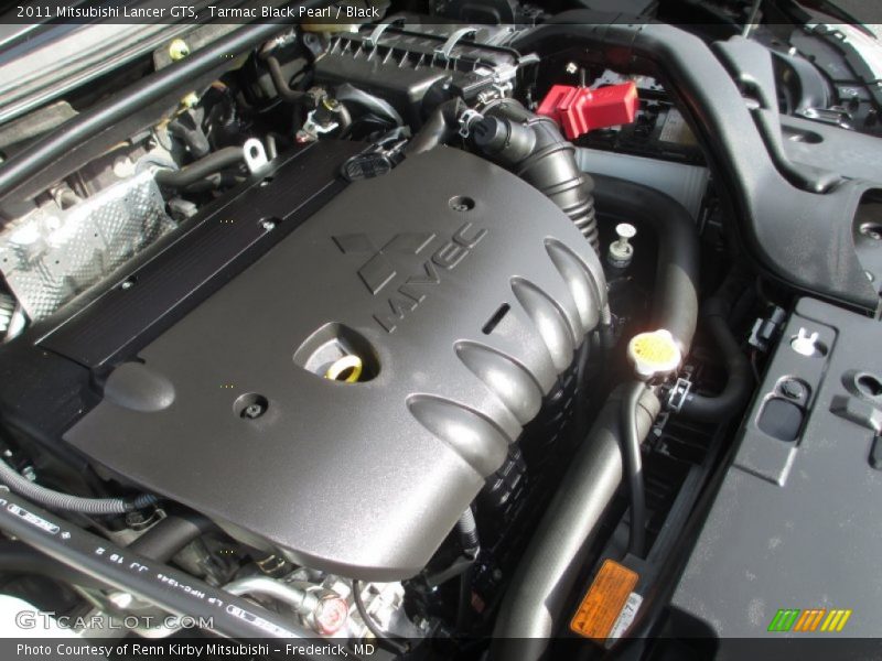 Tarmac Black Pearl / Black 2011 Mitsubishi Lancer GTS