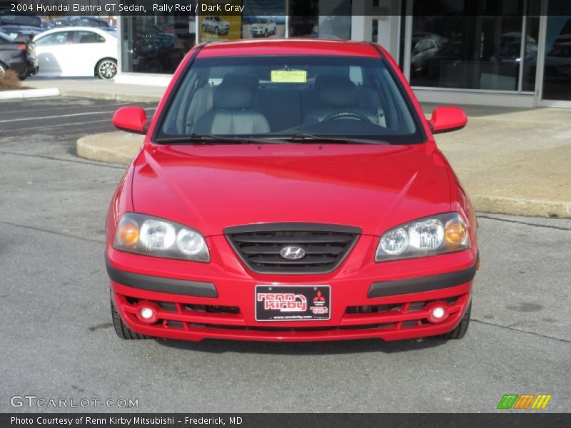 Rally Red / Dark Gray 2004 Hyundai Elantra GT Sedan