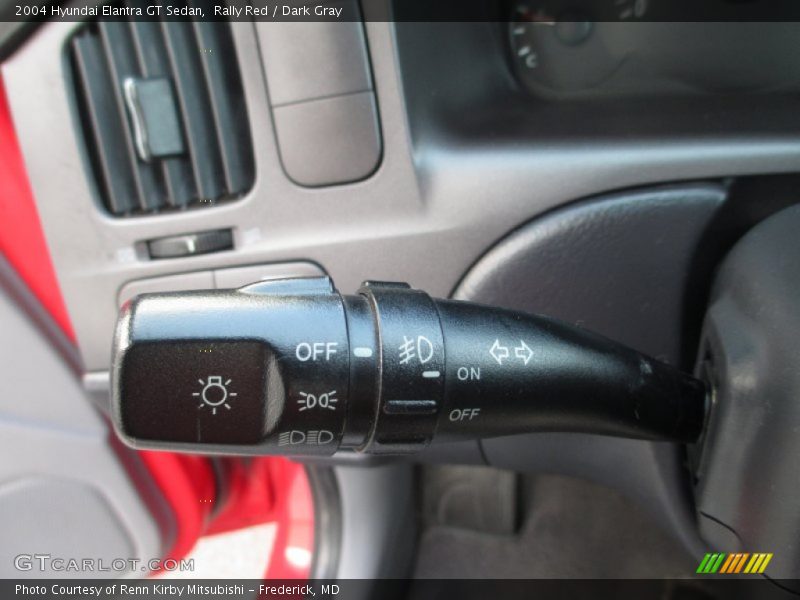 Rally Red / Dark Gray 2004 Hyundai Elantra GT Sedan