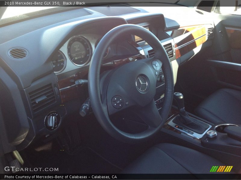 Black / Black 2010 Mercedes-Benz GLK 350