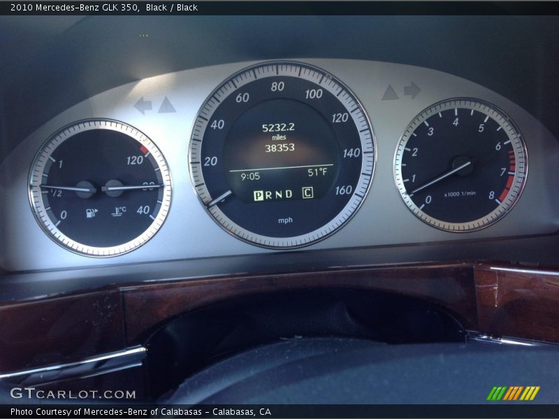 Black / Black 2010 Mercedes-Benz GLK 350