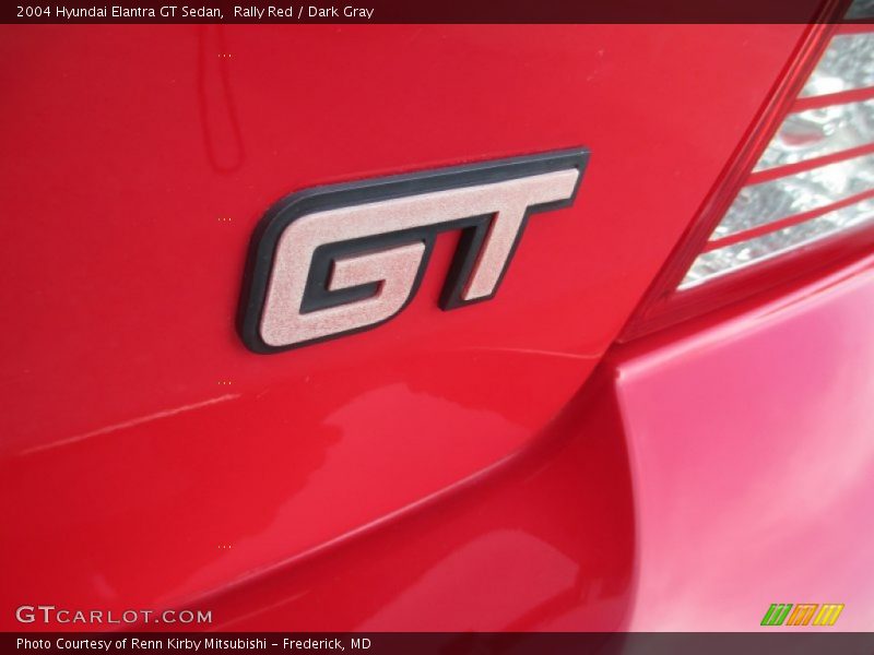 Rally Red / Dark Gray 2004 Hyundai Elantra GT Sedan