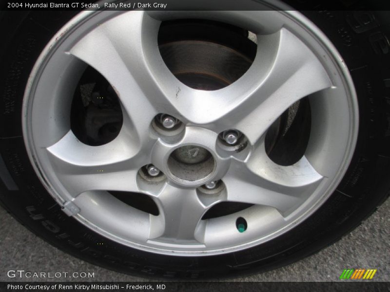 Rally Red / Dark Gray 2004 Hyundai Elantra GT Sedan