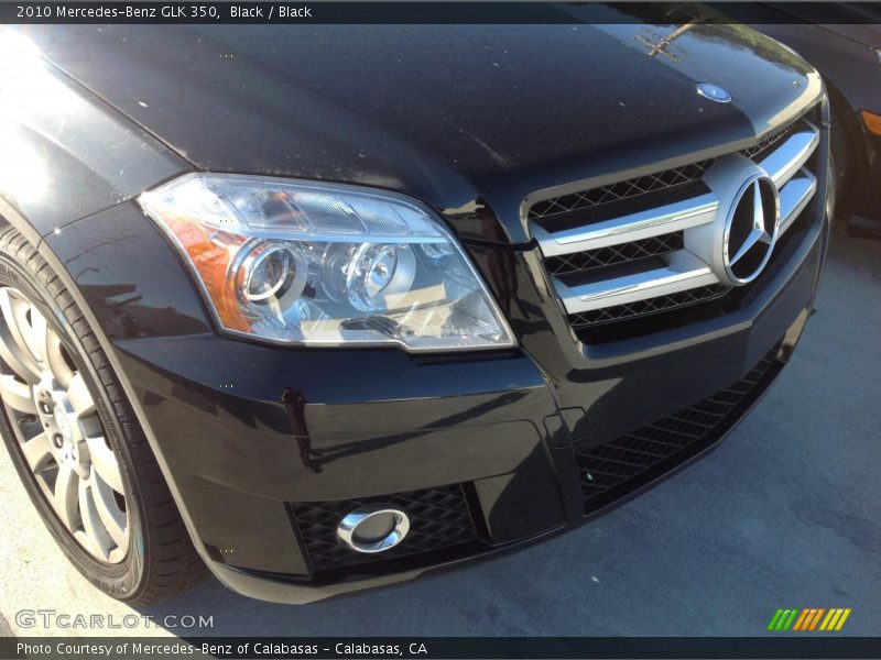Black / Black 2010 Mercedes-Benz GLK 350