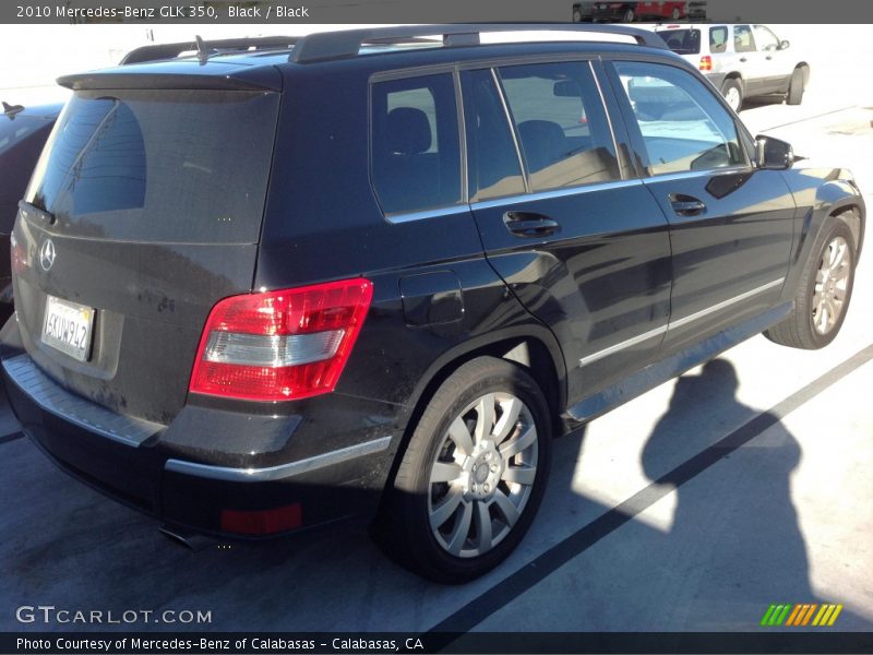 Black / Black 2010 Mercedes-Benz GLK 350