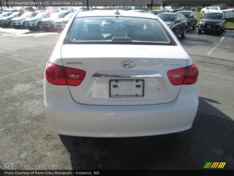 Quicksilver / Gray 2010 Hyundai Elantra GLS