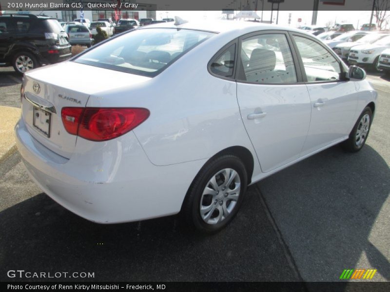 Quicksilver / Gray 2010 Hyundai Elantra GLS