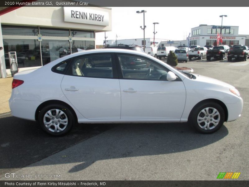 Quicksilver / Gray 2010 Hyundai Elantra GLS