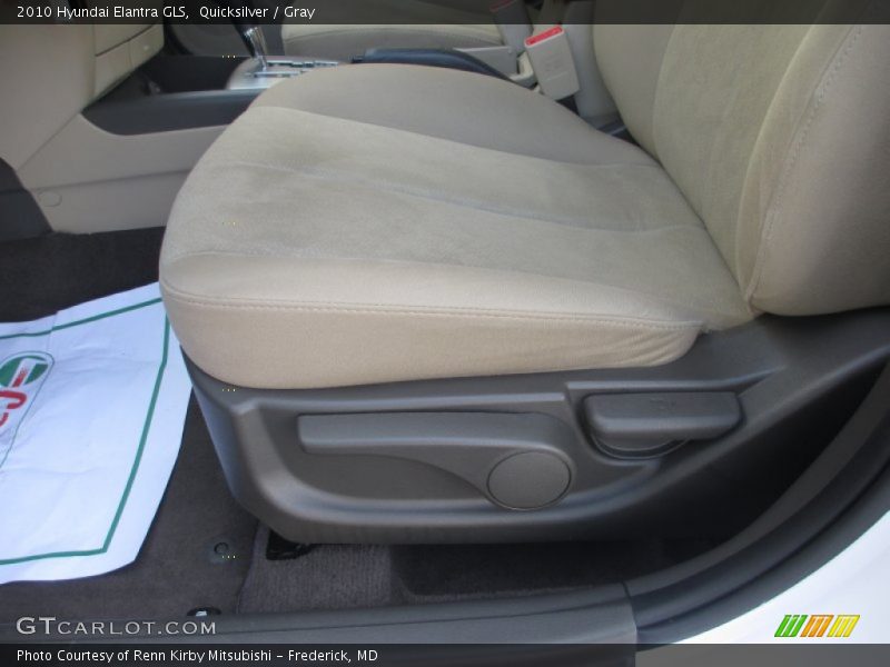 Quicksilver / Gray 2010 Hyundai Elantra GLS