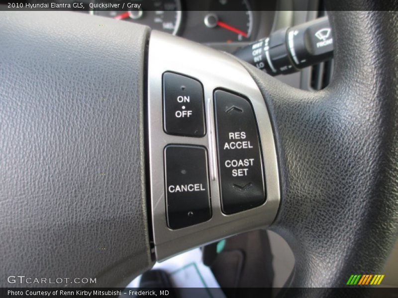 Quicksilver / Gray 2010 Hyundai Elantra GLS