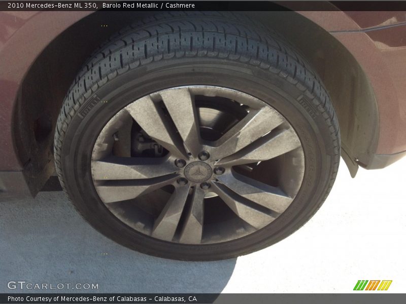 Barolo Red Metallic / Cashmere 2010 Mercedes-Benz ML 350