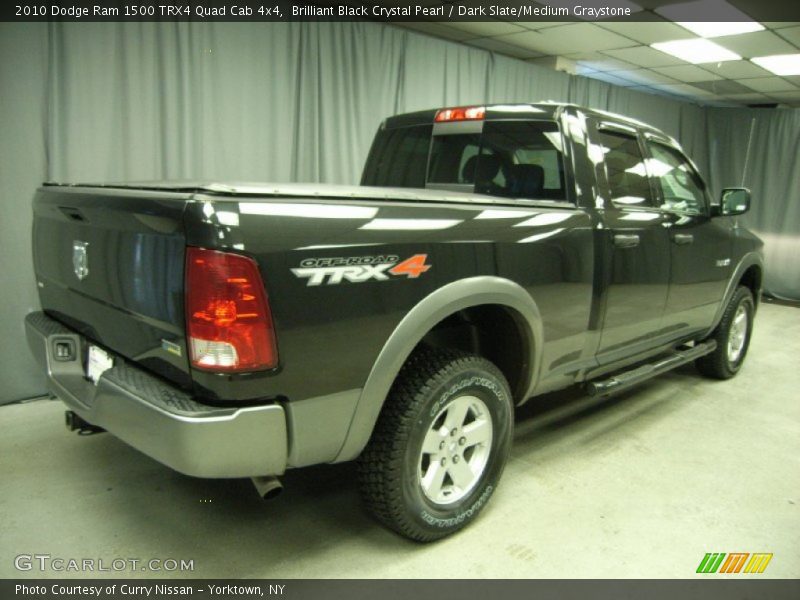 Brilliant Black Crystal Pearl / Dark Slate/Medium Graystone 2010 Dodge Ram 1500 TRX4 Quad Cab 4x4