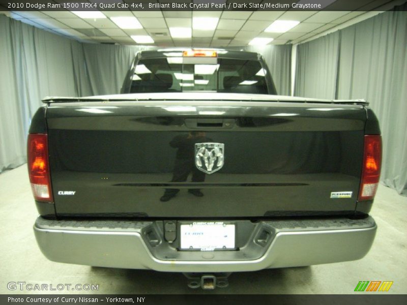 Brilliant Black Crystal Pearl / Dark Slate/Medium Graystone 2010 Dodge Ram 1500 TRX4 Quad Cab 4x4