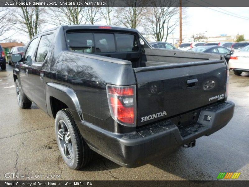 Crystal Black Pearl / Black 2013 Honda Ridgeline Sport