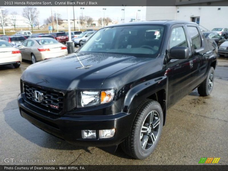 Crystal Black Pearl / Black 2013 Honda Ridgeline Sport