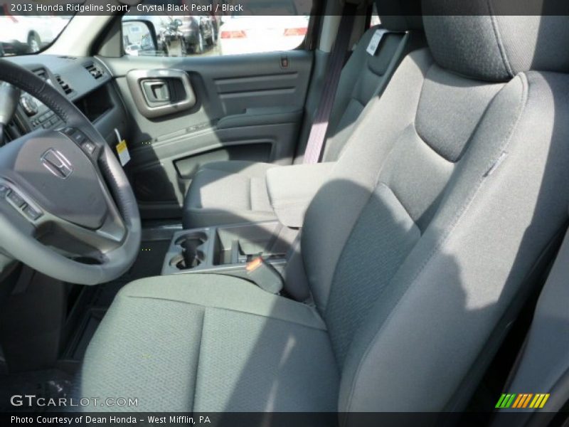 Crystal Black Pearl / Black 2013 Honda Ridgeline Sport