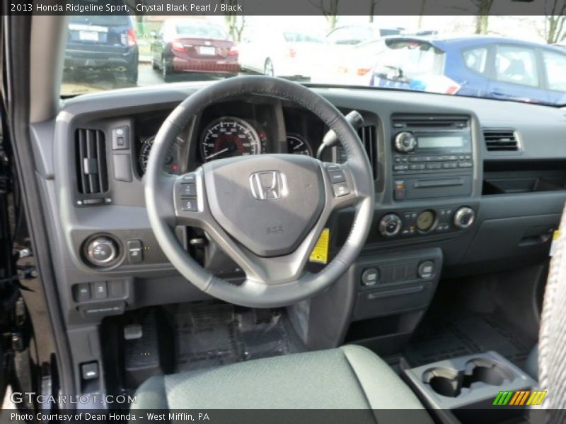 Dashboard of 2013 Ridgeline Sport