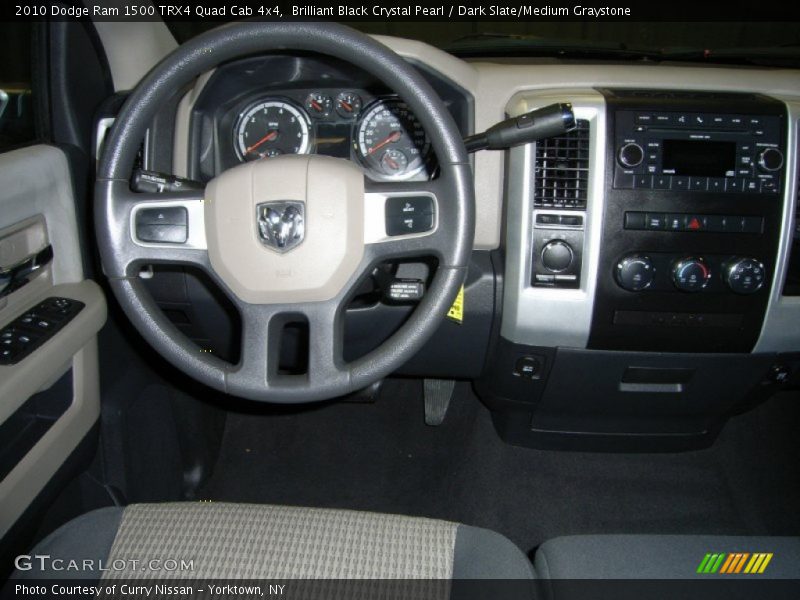 Brilliant Black Crystal Pearl / Dark Slate/Medium Graystone 2010 Dodge Ram 1500 TRX4 Quad Cab 4x4