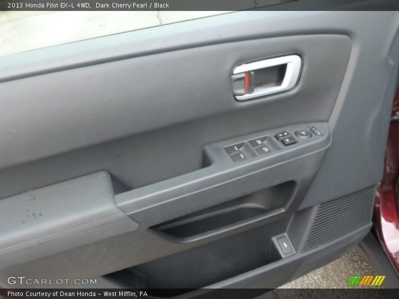 Dark Cherry Pearl / Black 2013 Honda Pilot EX-L 4WD