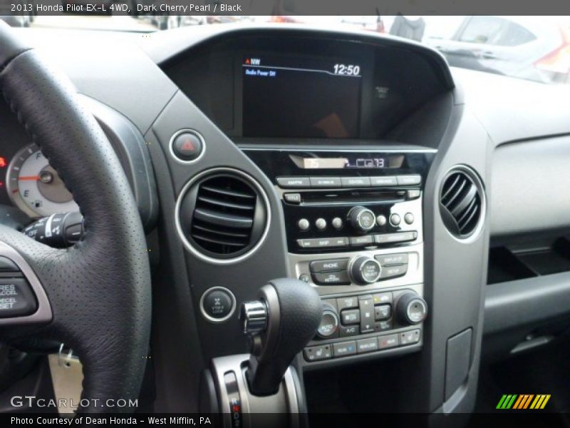 Dark Cherry Pearl / Black 2013 Honda Pilot EX-L 4WD