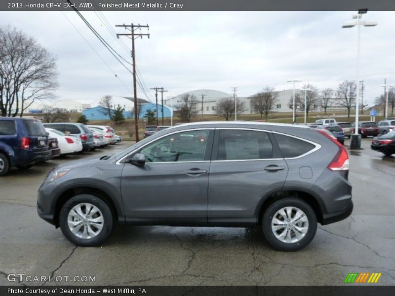 Polished Metal Metallic / Gray 2013 Honda CR-V EX-L AWD