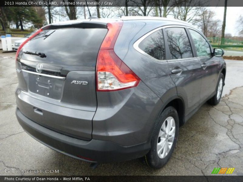Polished Metal Metallic / Gray 2013 Honda CR-V EX-L AWD