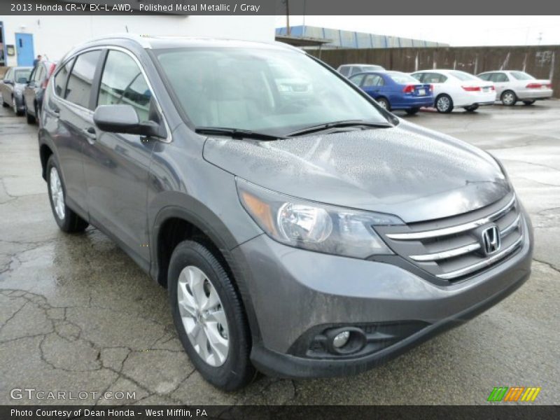Polished Metal Metallic / Gray 2013 Honda CR-V EX-L AWD