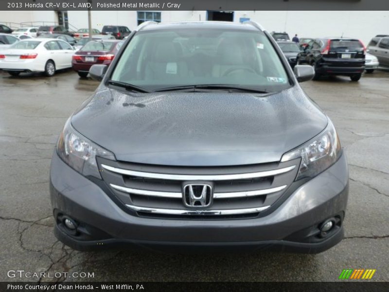 Polished Metal Metallic / Gray 2013 Honda CR-V EX-L AWD