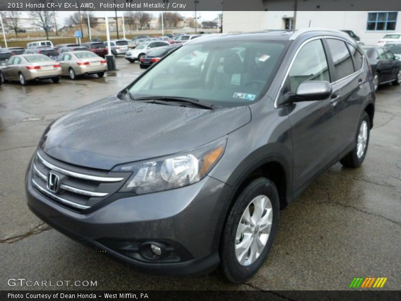 Polished Metal Metallic / Gray 2013 Honda CR-V EX-L AWD