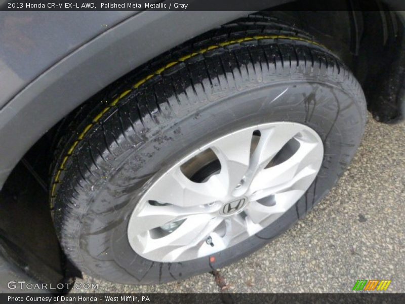 Polished Metal Metallic / Gray 2013 Honda CR-V EX-L AWD