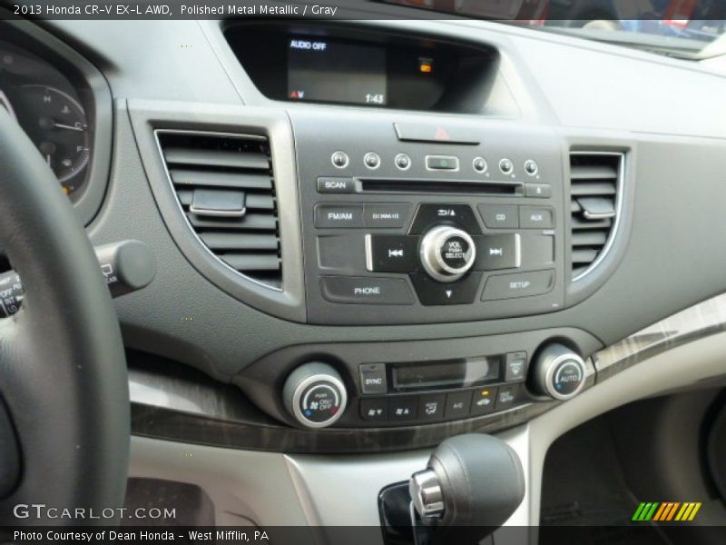 Polished Metal Metallic / Gray 2013 Honda CR-V EX-L AWD