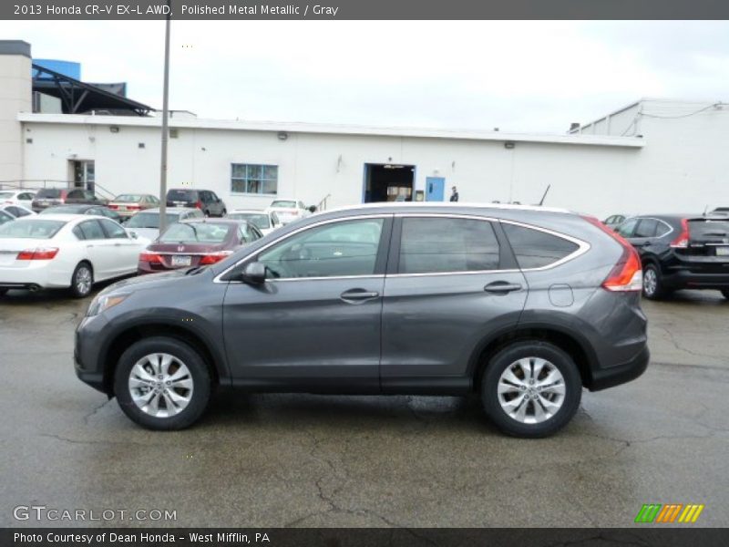 Polished Metal Metallic / Gray 2013 Honda CR-V EX-L AWD