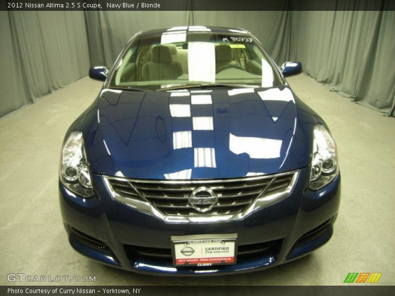 Navy Blue / Blonde 2012 Nissan Altima 2.5 S Coupe