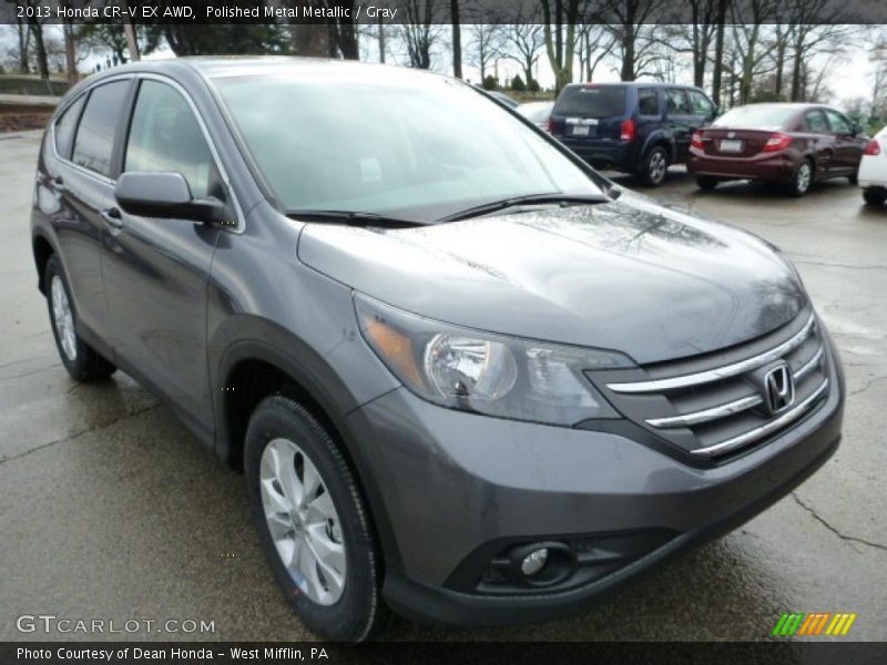 Polished Metal Metallic / Gray 2013 Honda CR-V EX AWD
