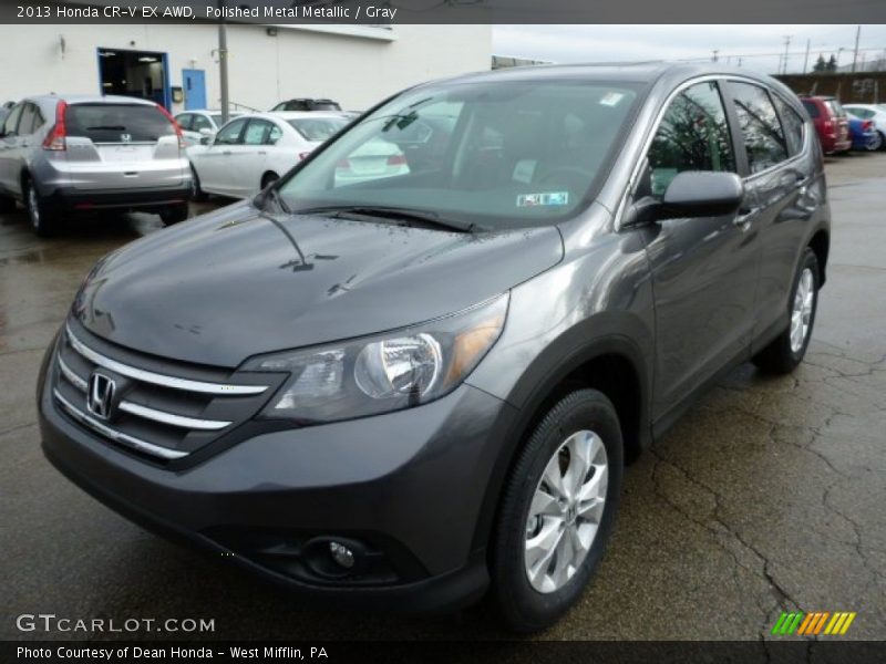 Polished Metal Metallic / Gray 2013 Honda CR-V EX AWD