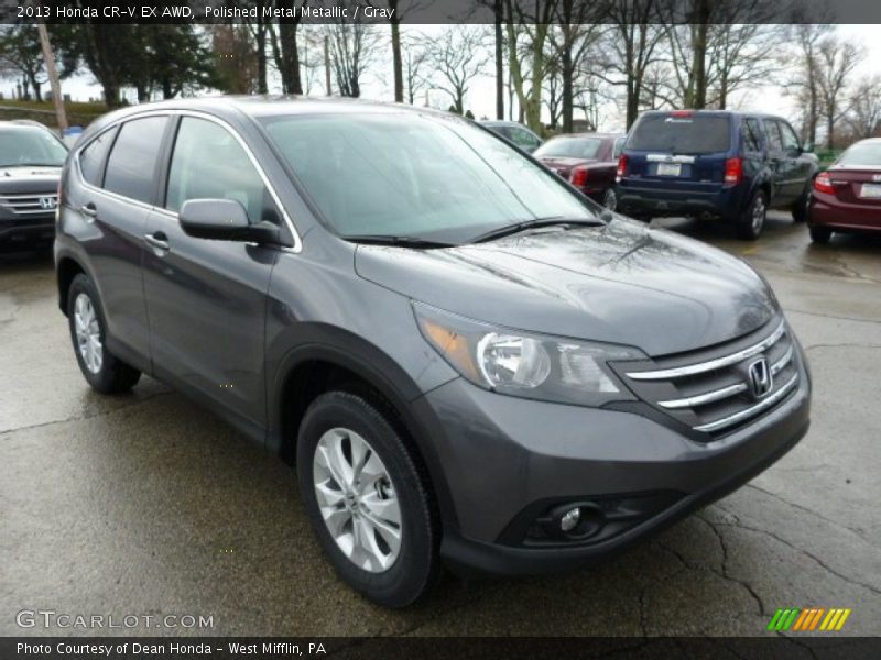 Polished Metal Metallic / Gray 2013 Honda CR-V EX AWD