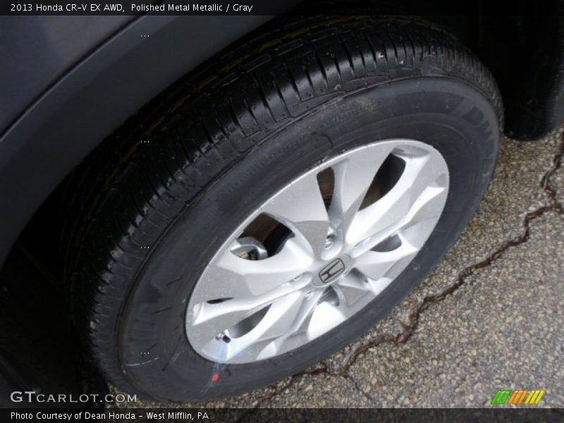 Polished Metal Metallic / Gray 2013 Honda CR-V EX AWD