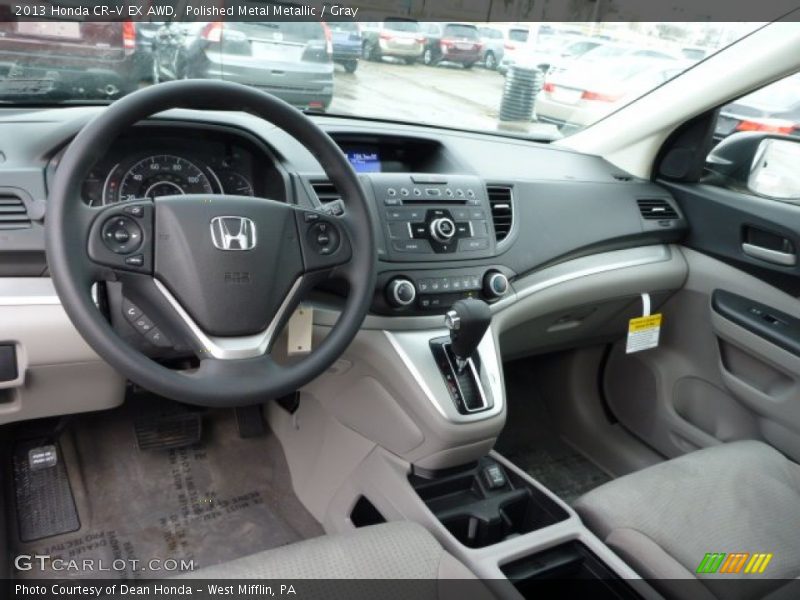 Polished Metal Metallic / Gray 2013 Honda CR-V EX AWD