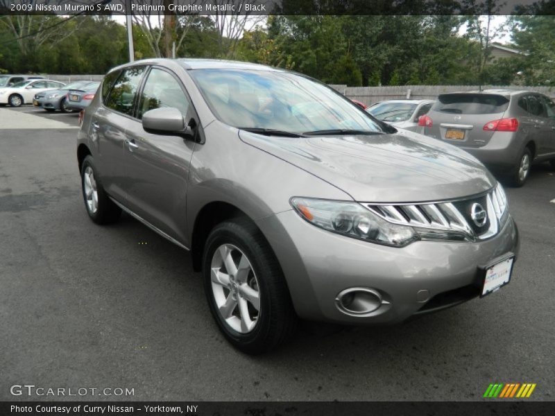 Platinum Graphite Metallic / Black 2009 Nissan Murano S AWD