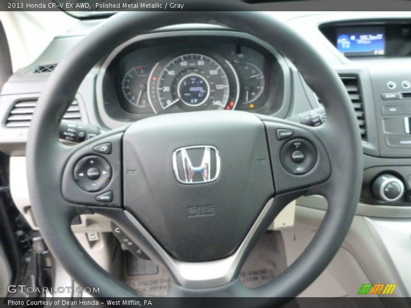 Polished Metal Metallic / Gray 2013 Honda CR-V EX AWD