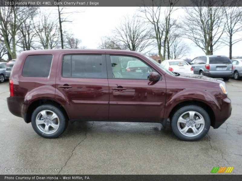  2013 Pilot EX 4WD Dark Cherry Pearl